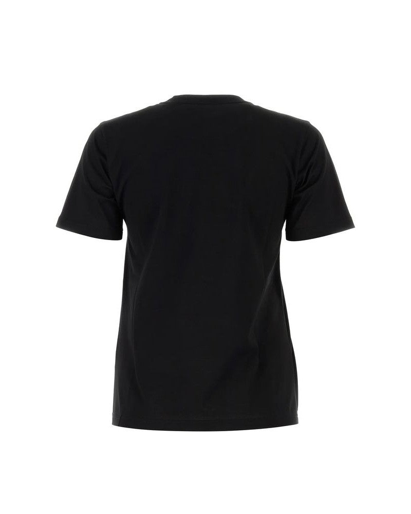 Burberry Black Cotton T-shirt Glam Steals