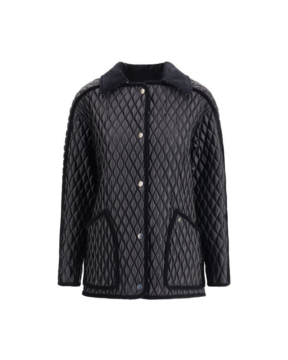 Burberry Black Polyamide Full Length Jacket Glam Steals