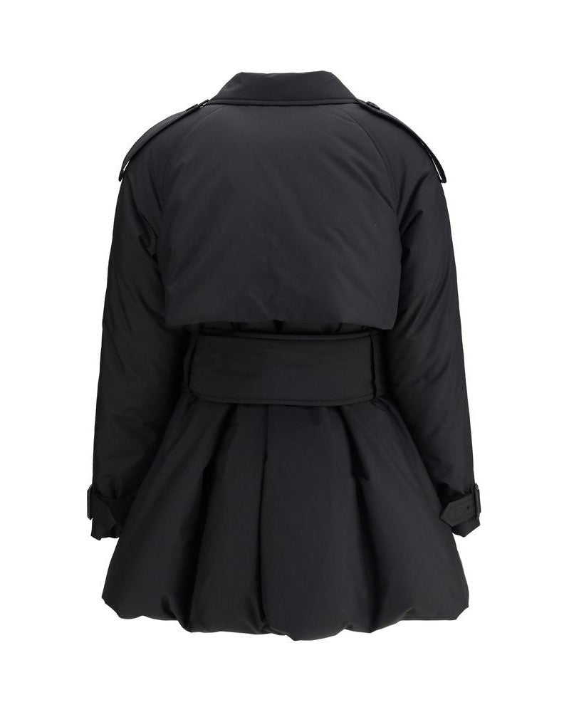 Burberry Black Polyester Coat Glam Steals