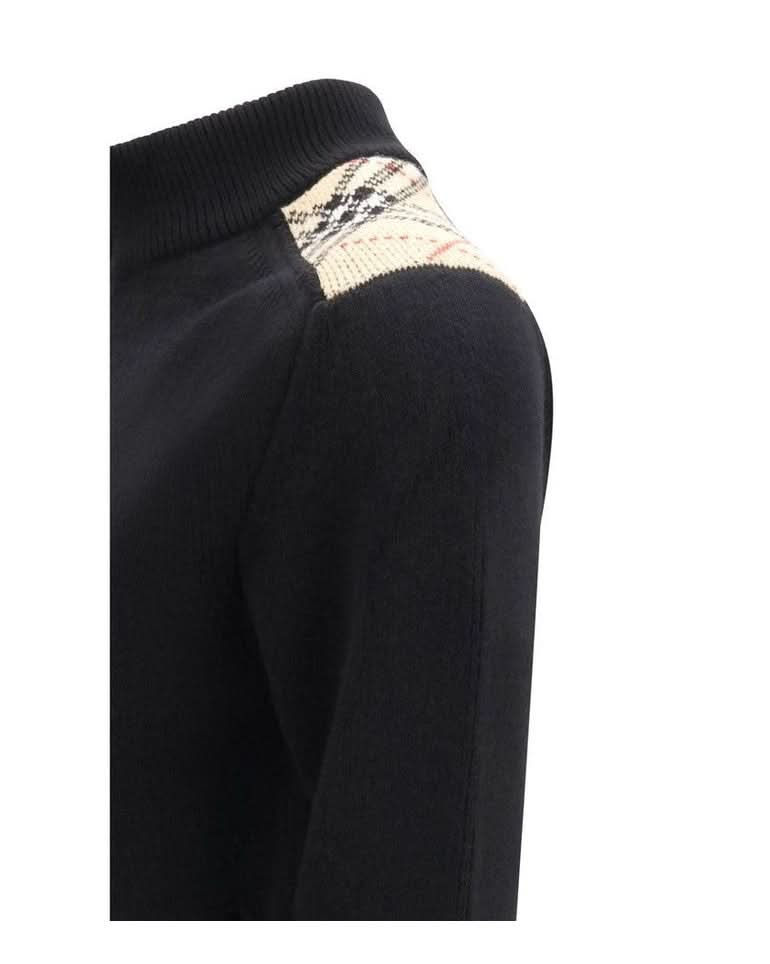 Burberry Black Wool Cardigan 