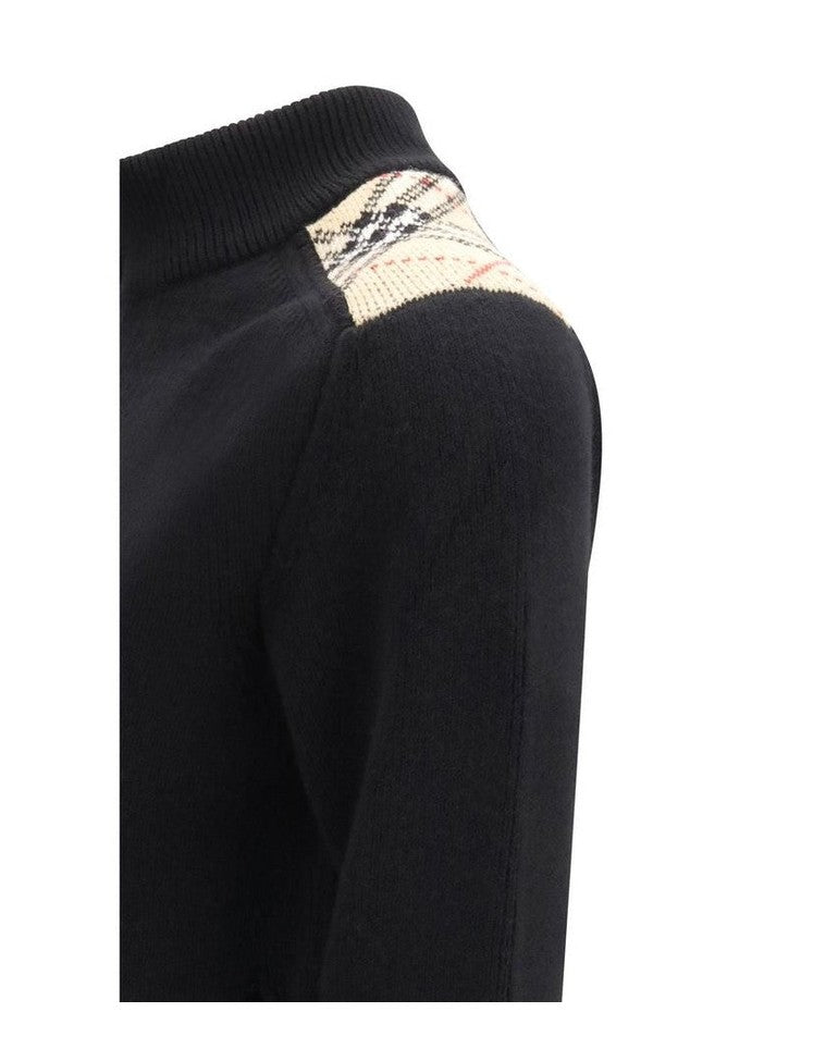Burberry Black Wool Cardigan 