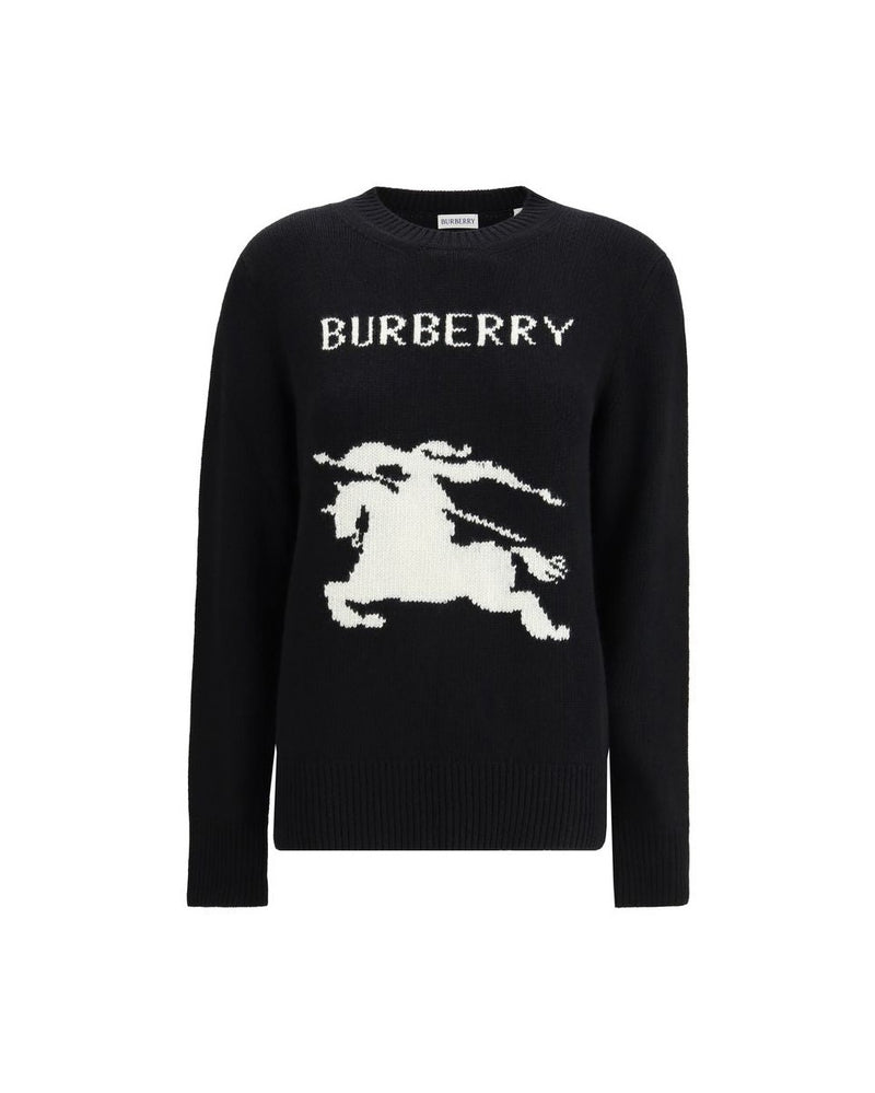 Burberry Black Wool Sweatshirt Glam Steals