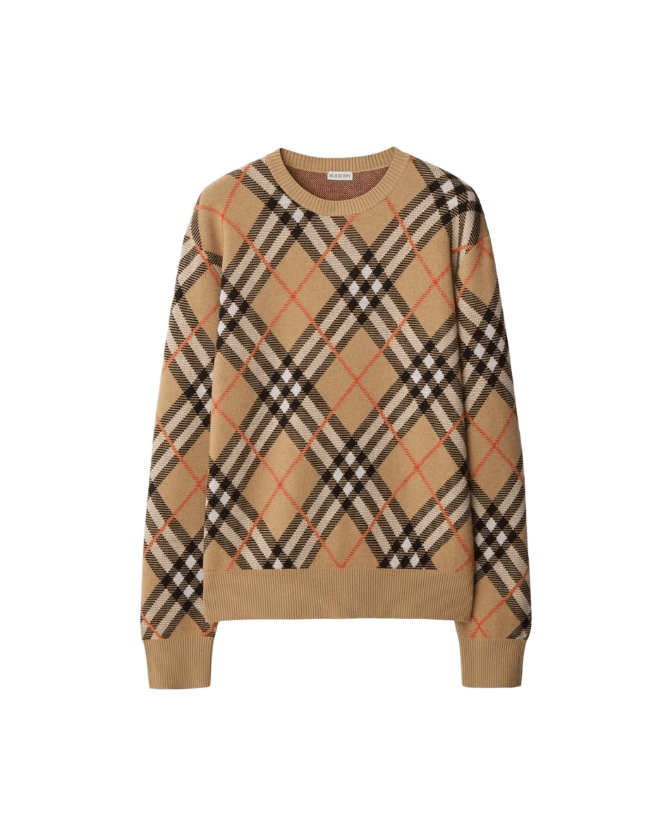 Burberry Brown Elastane Sweatshirt Glam Steals