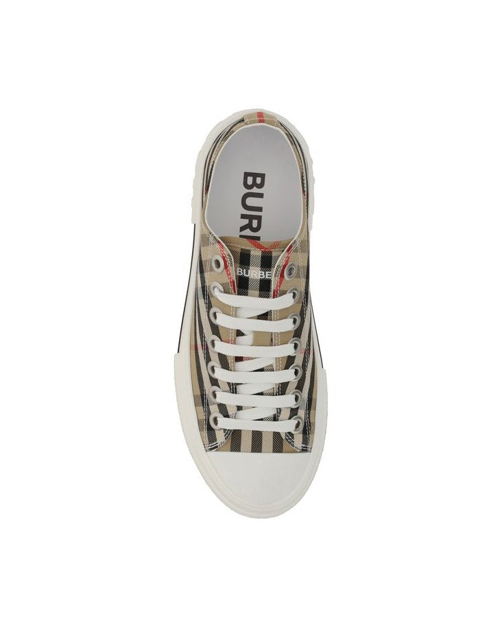 Burberry Brown Rubber Low Top Sneakers Glam Steals