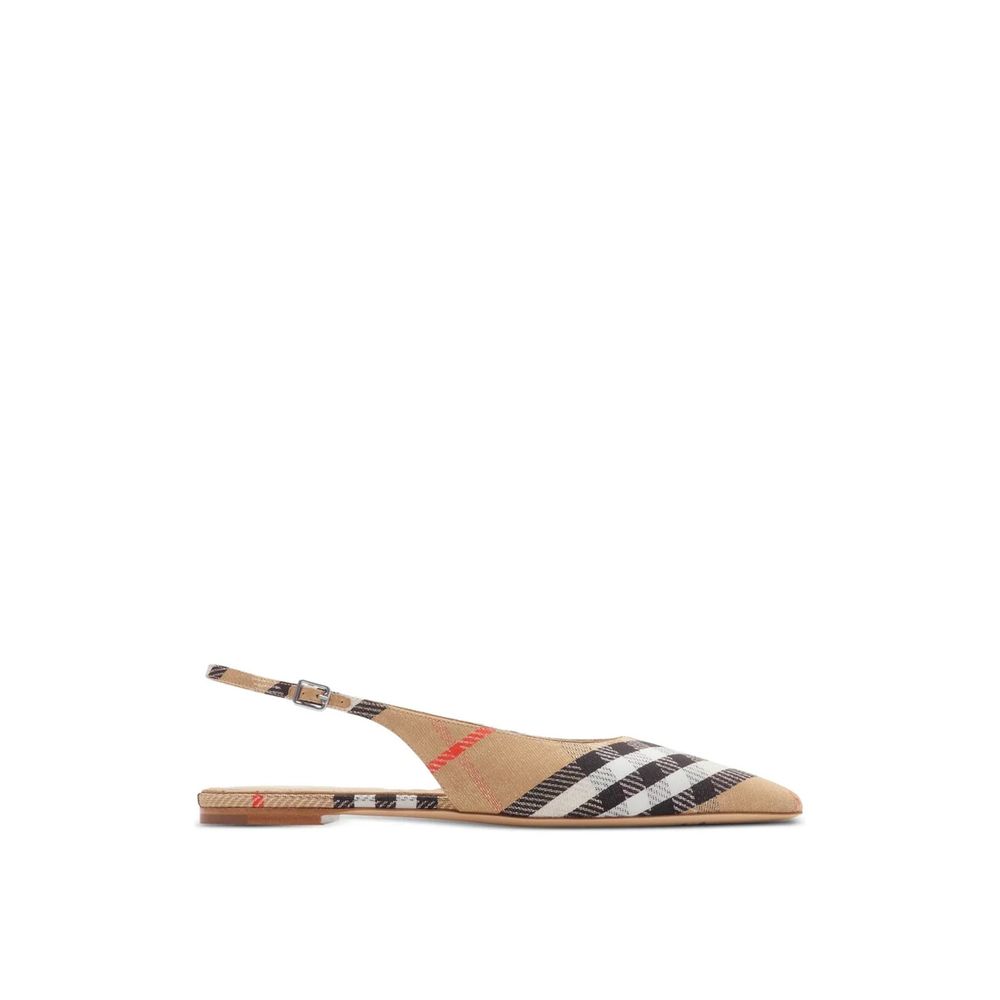Burberry Check Birdie Slingback Ballerina Flats Glam Steals