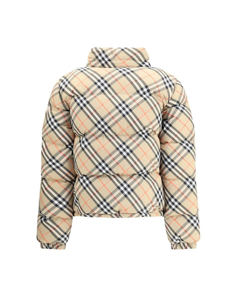 Burberry Check Down Jacket Glam Steals
