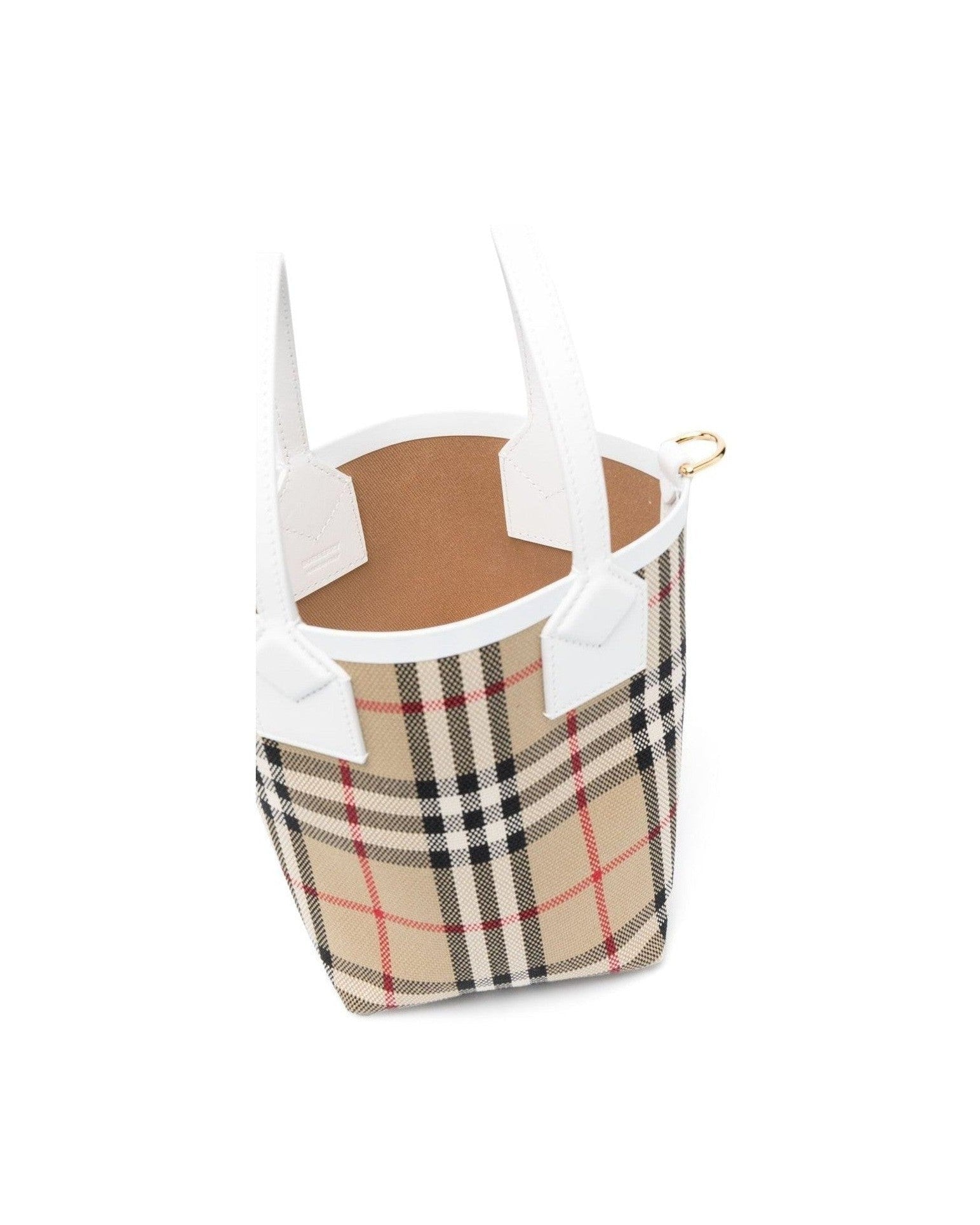 Burberry Check Motif Mini Bucket Bag Glam Steals