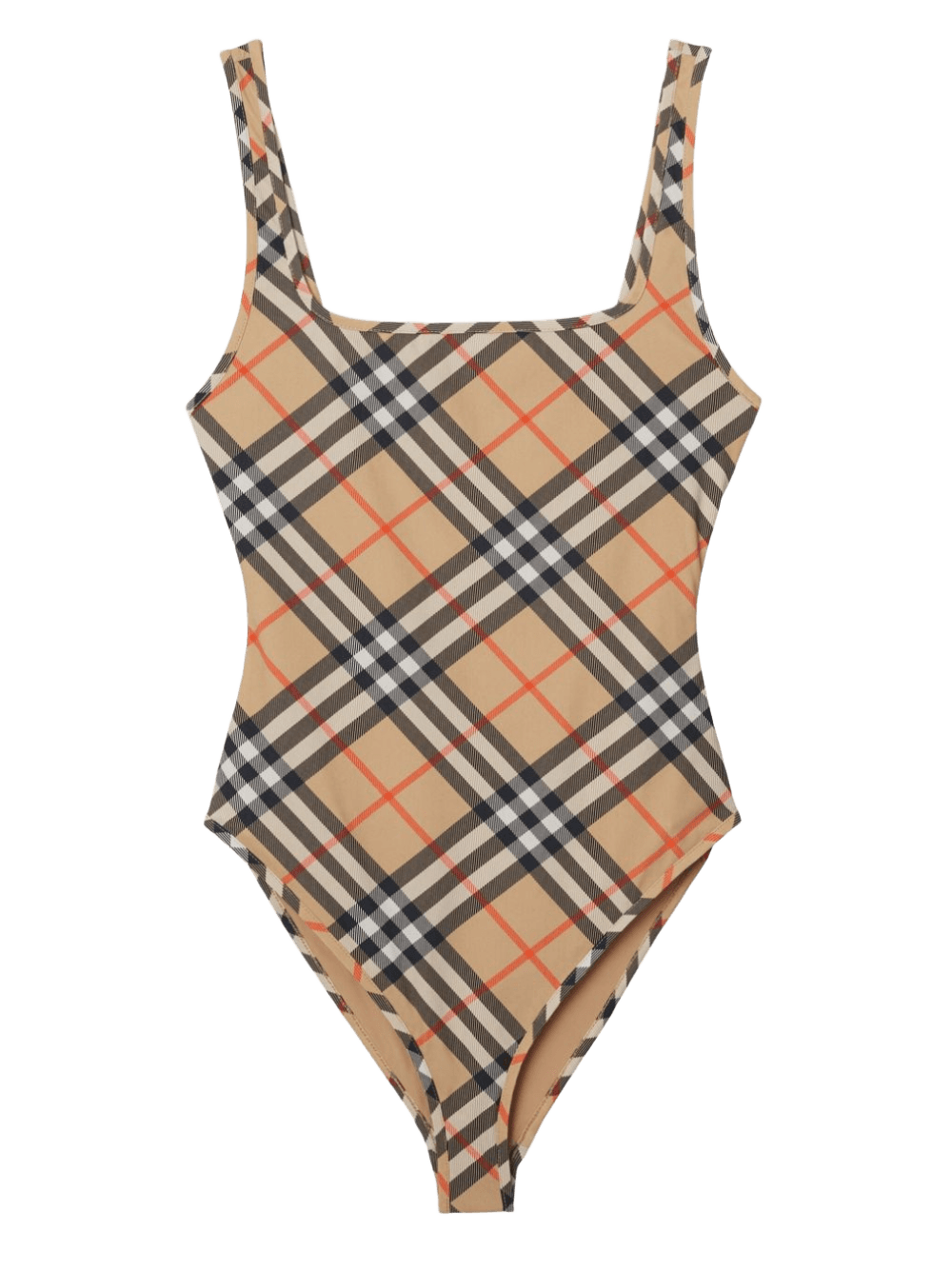 Burberry Check Pattern Swimsuit Glam Steals