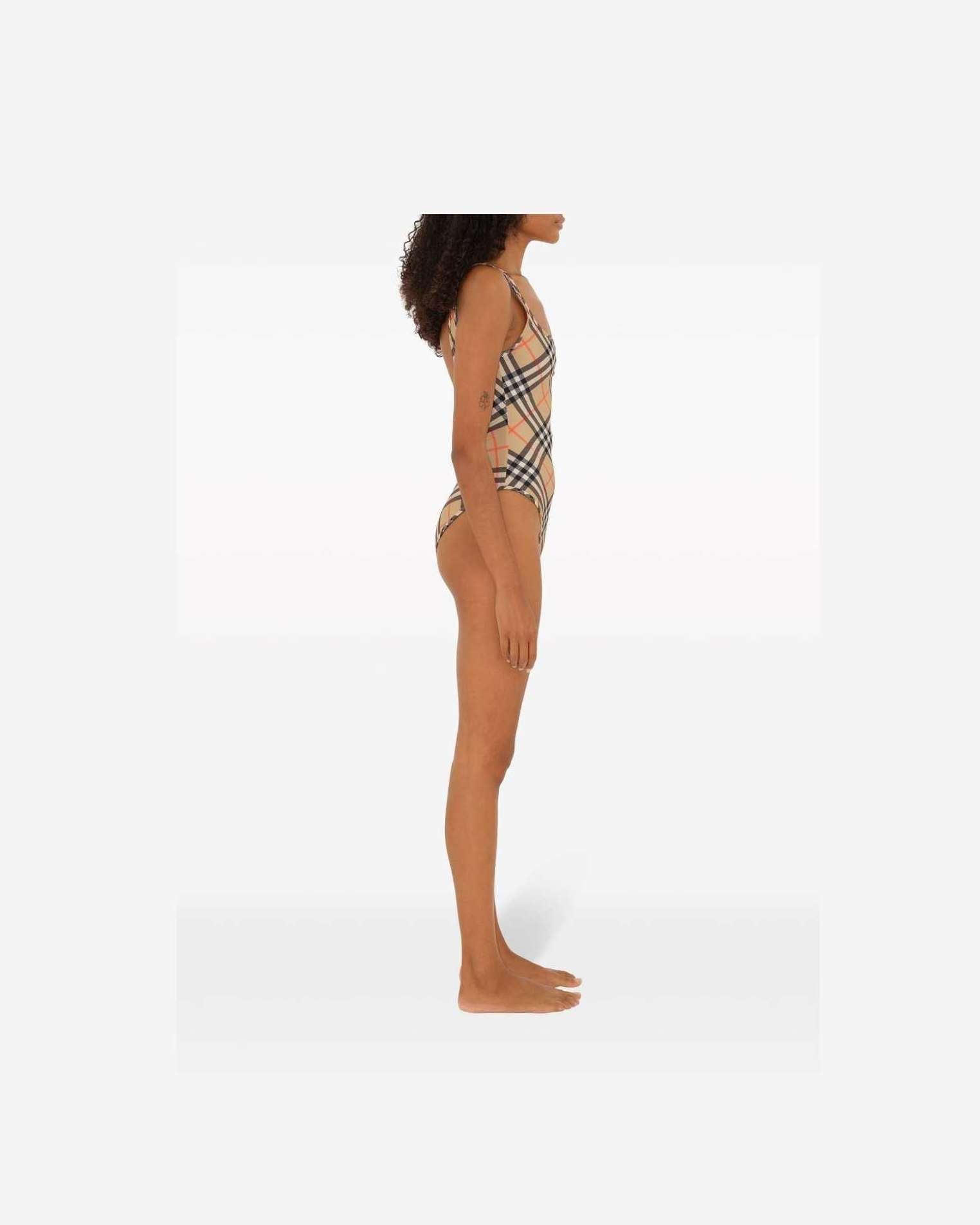 Burberry Check Pattern Swimsuit Glam Steals