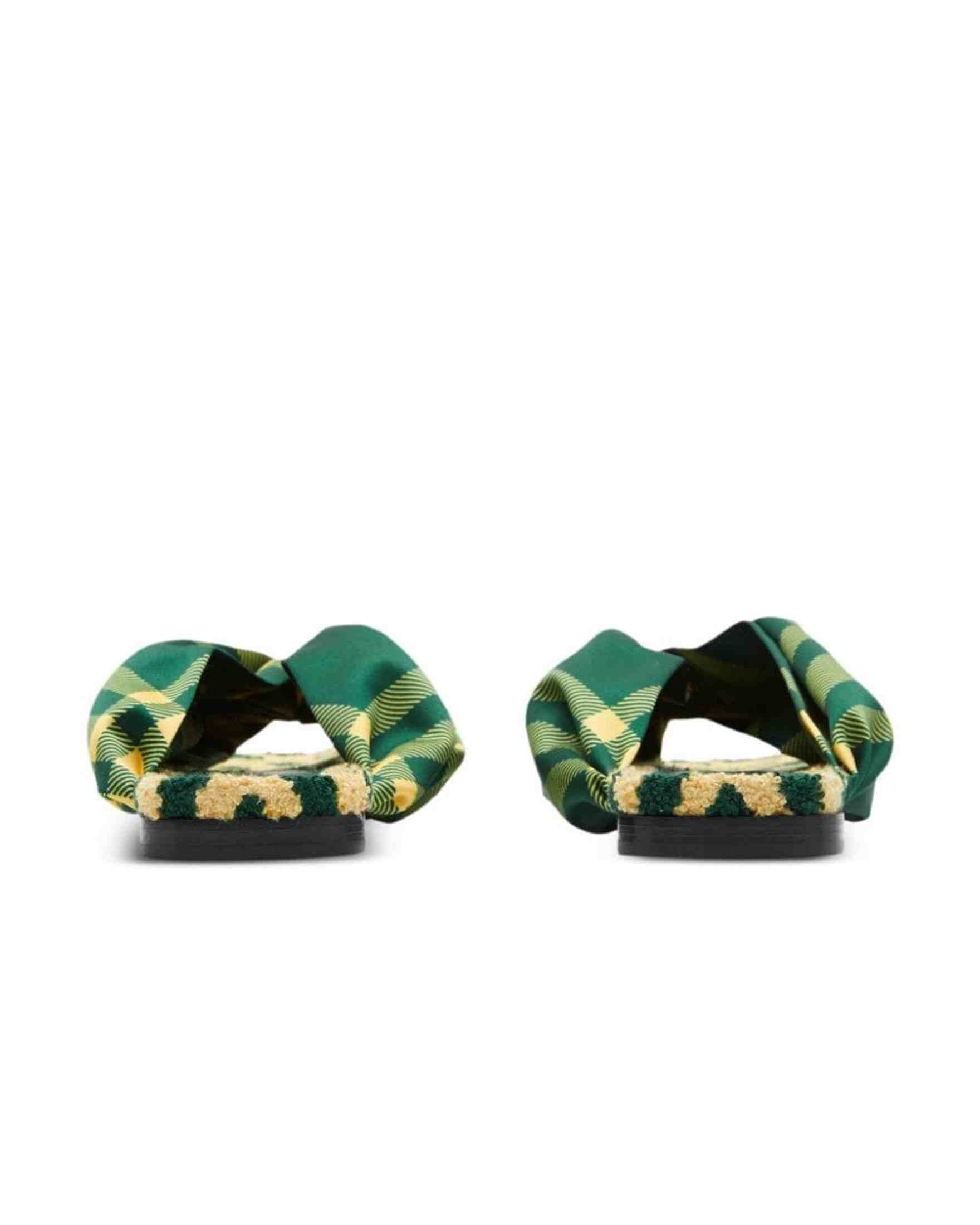 Burberry Check Pool Flat Slides Glam Steals