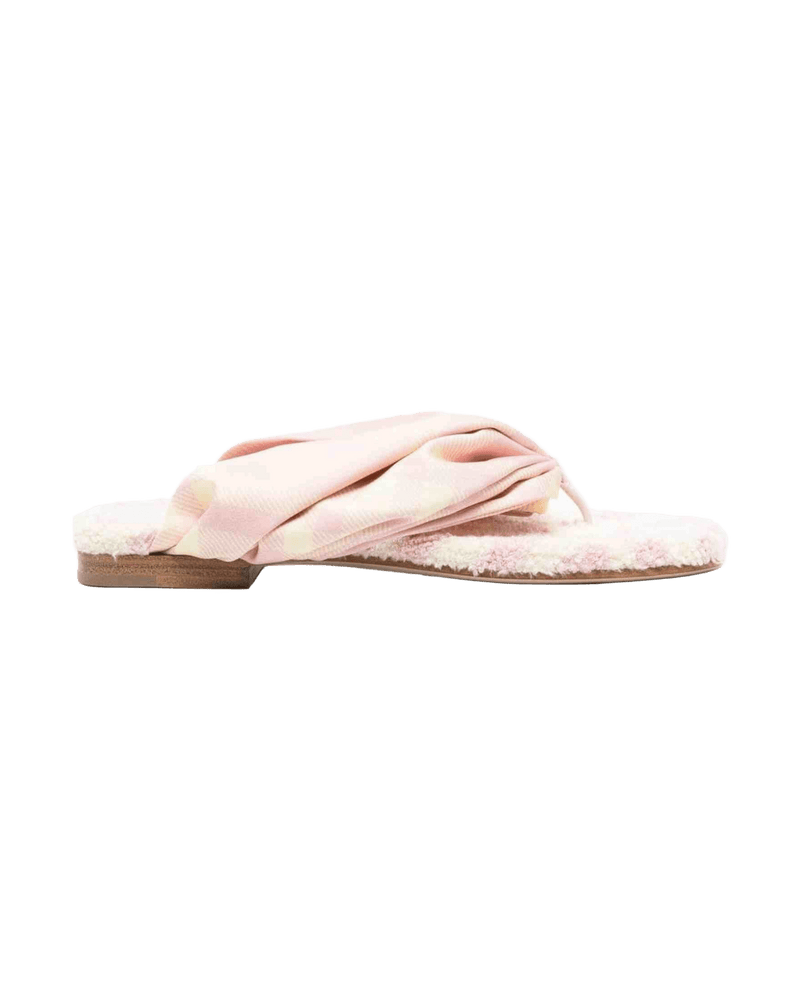 Burberry Check Thong Sandals Glam Steals