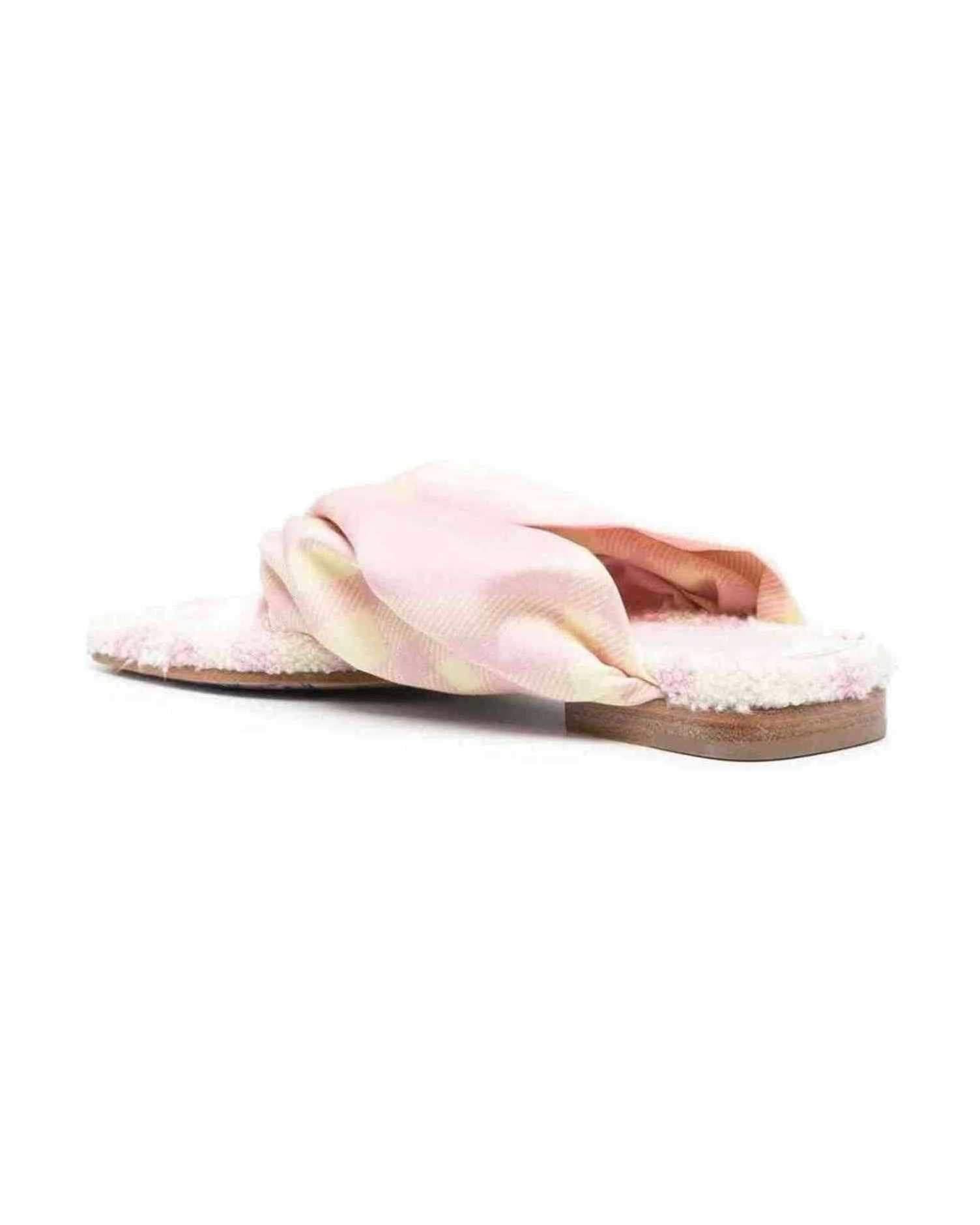 Burberry Check Thong Sandals Glam Steals