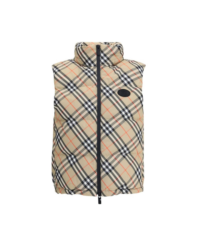 Burberry Check Vest Down Jacket Glam Steals