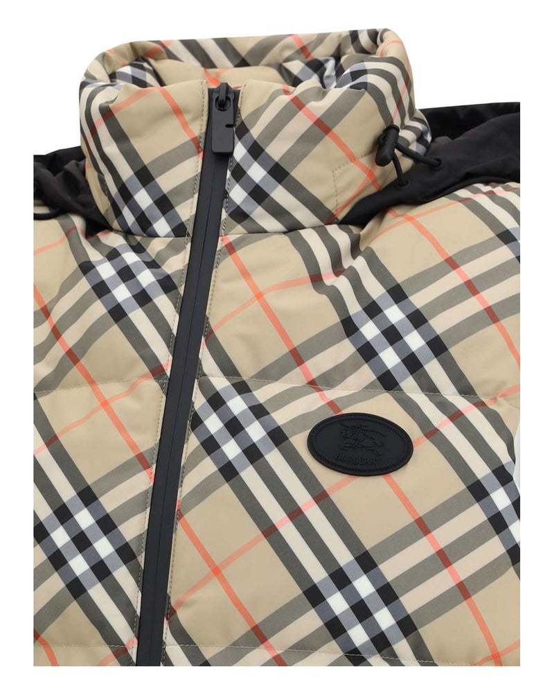 Burberry Check Vest Down Jacket Glam Steals