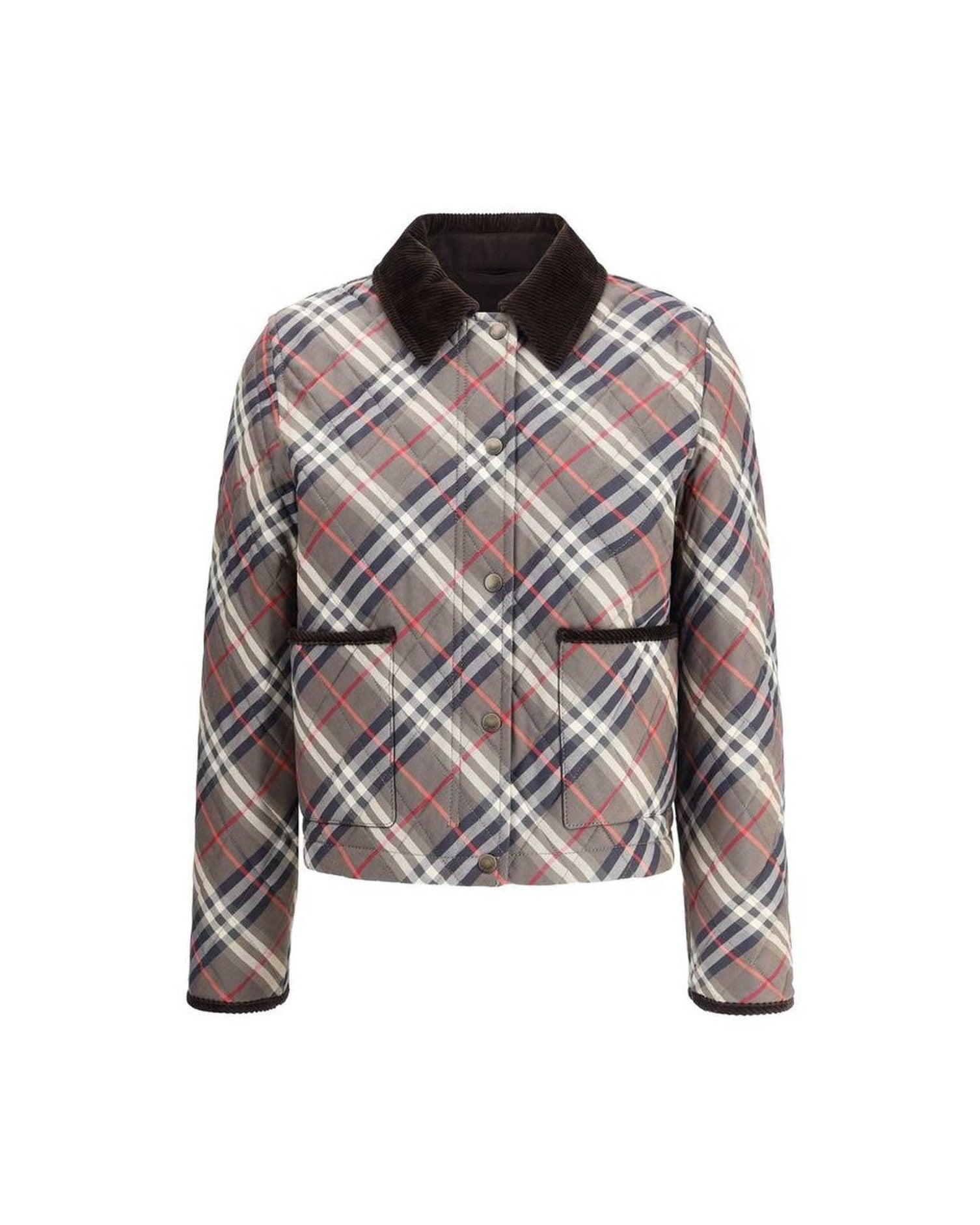 Burberry Check Wadded Jacket Glam Steals