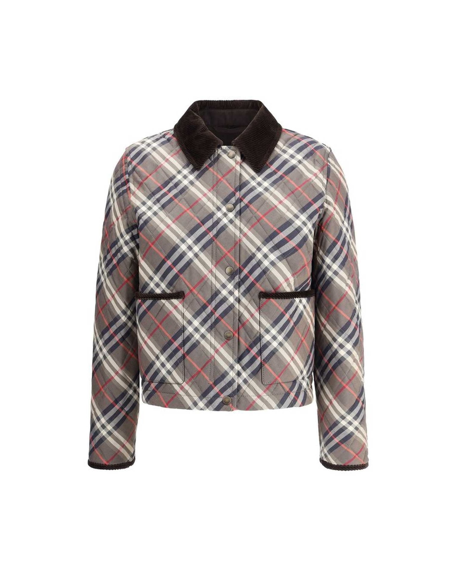 Burberry Check Wadded Jacket Glam Steals