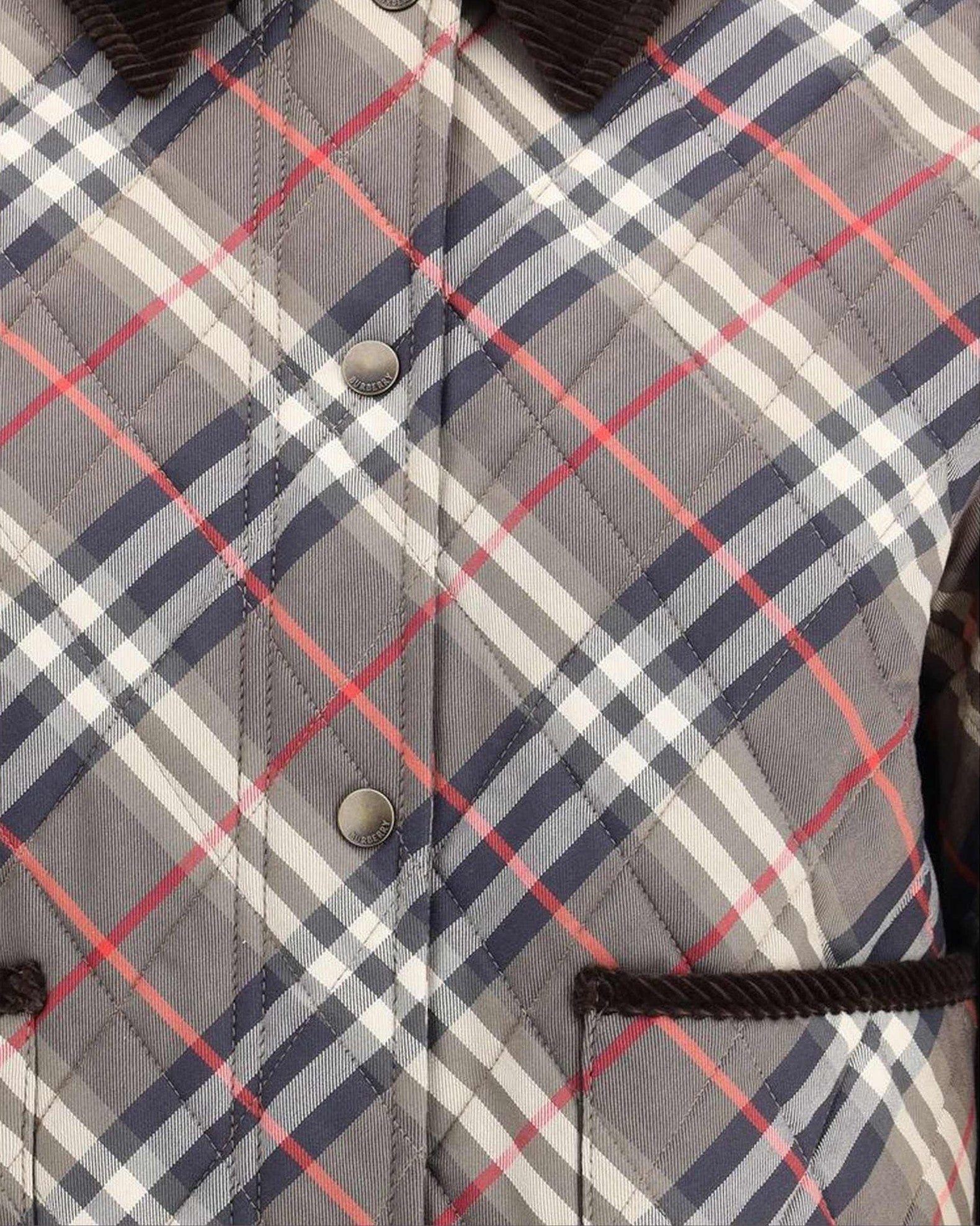Burberry Check Wadded Jacket Glam Steals