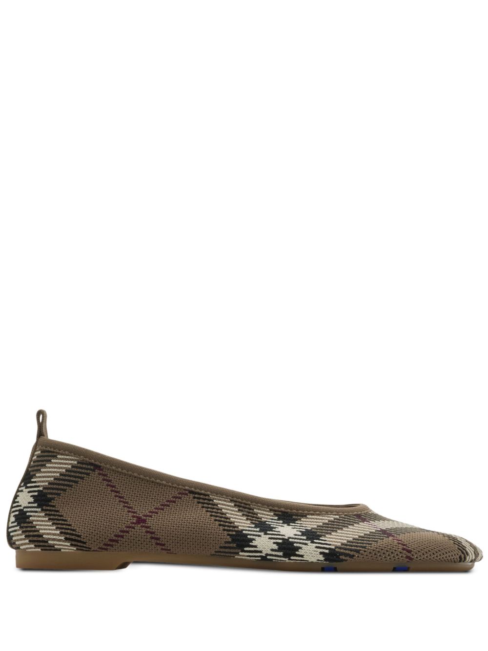 Burberry Checkered Ballerina in Jacquard Glam Steals