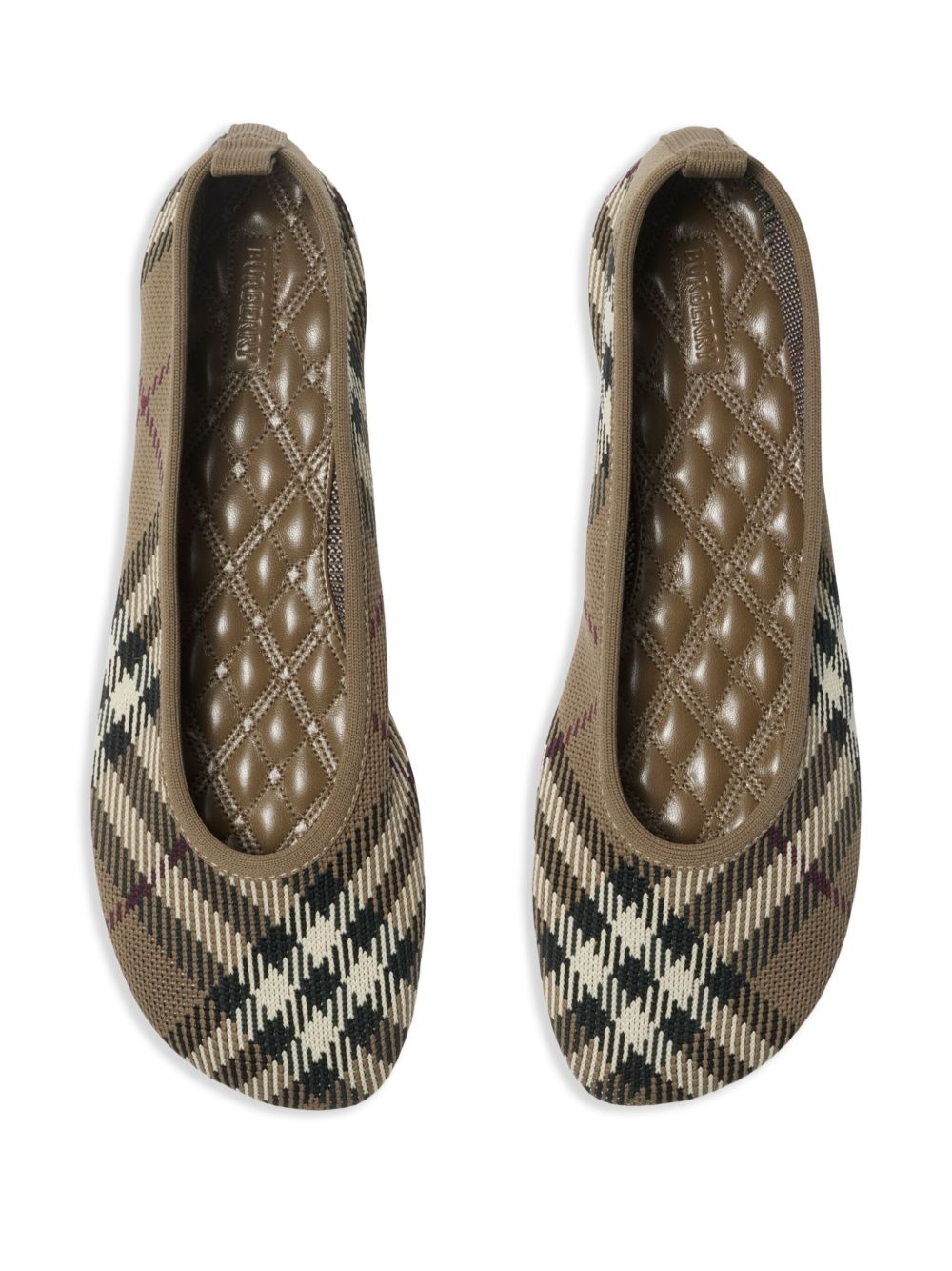 Burberry Checkered Ballerina in Jacquard Glam Steals