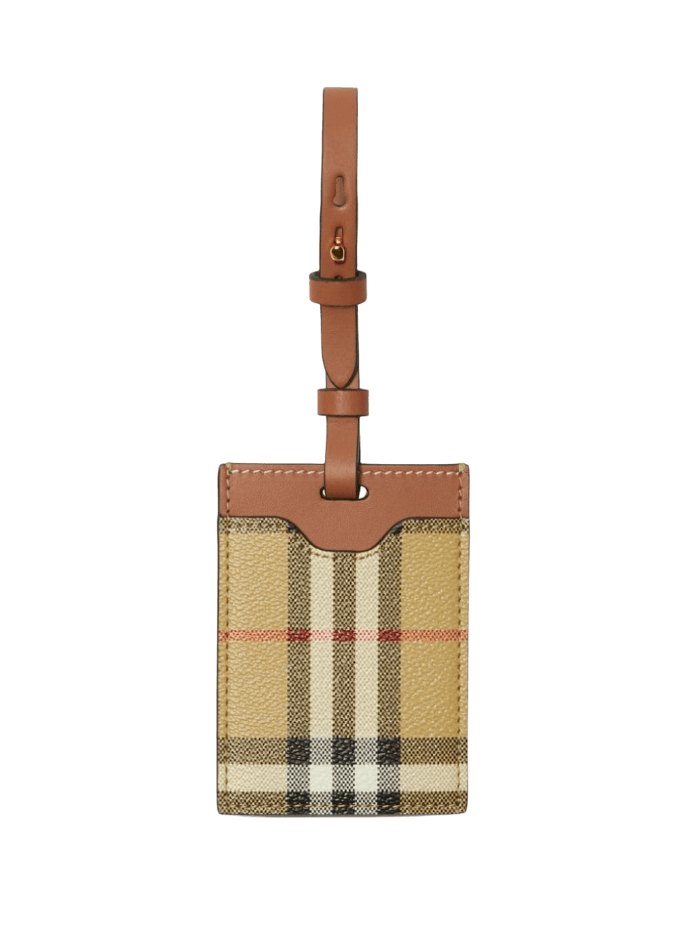 Burberry Checkered Luggage Tag Glam Steals
