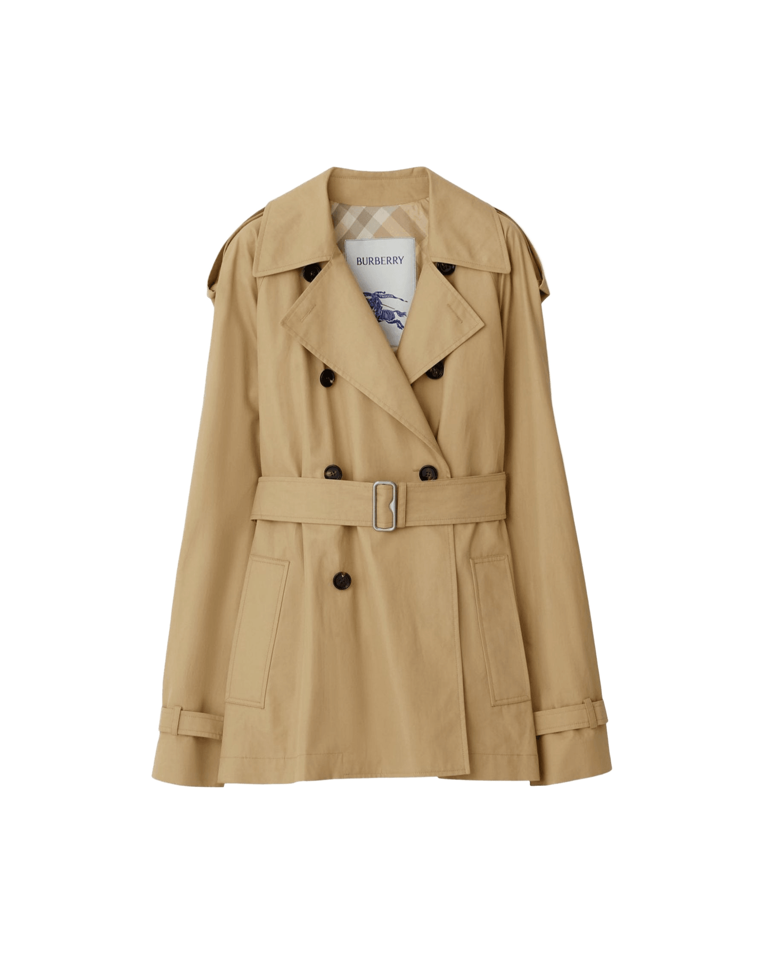 Burberry Cotton Belted Trench Coat Glam Steals