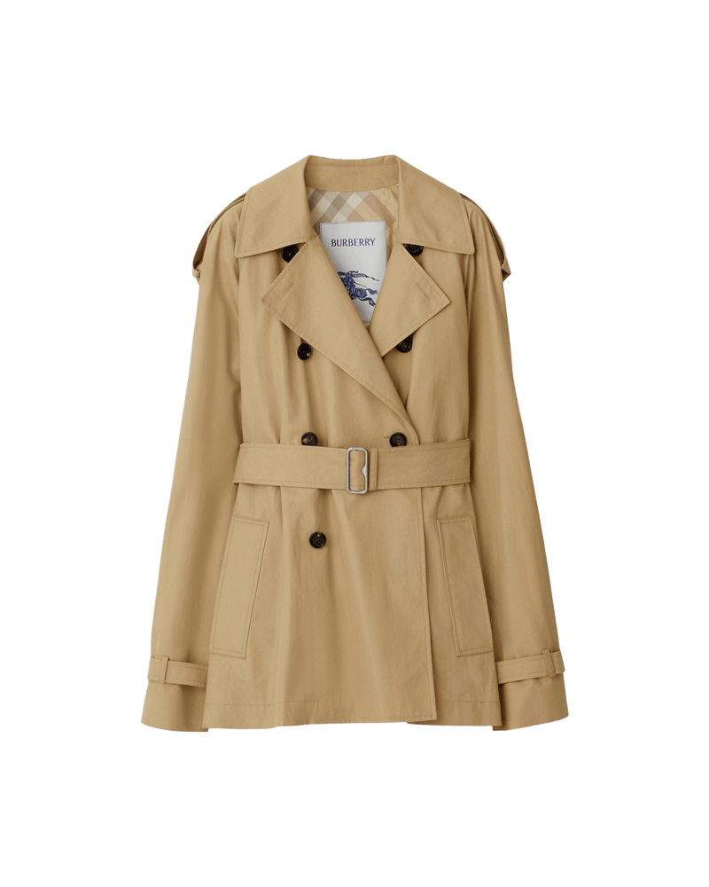Burberry Cotton Belted Trench Coat Glam Steals