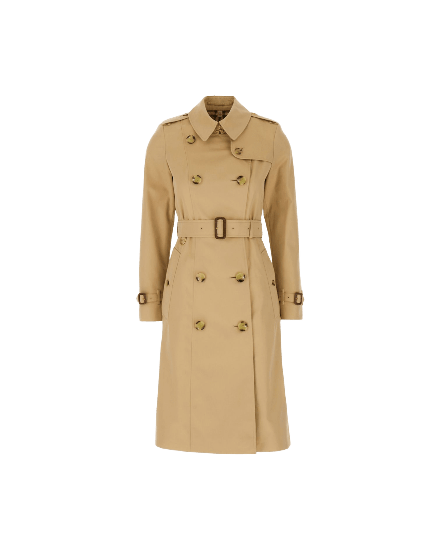 Burberry Cotton Double Breasted Trench Coat Glam Steals