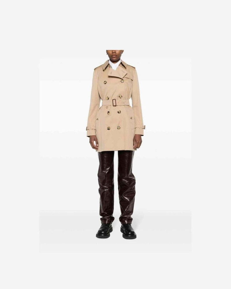Burberry Cotton Short Kensington Heritage Trench Coat Glam Steals