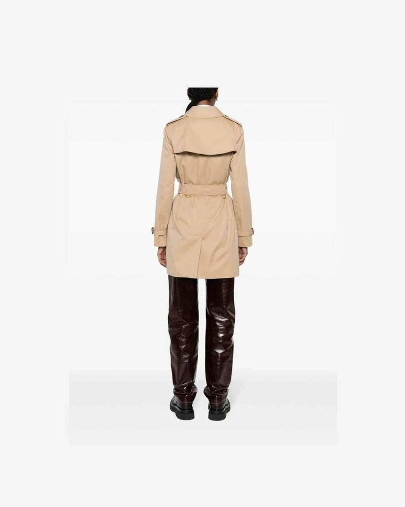 Burberry Cotton Short Kensington Heritage Trench Coat Glam Steals