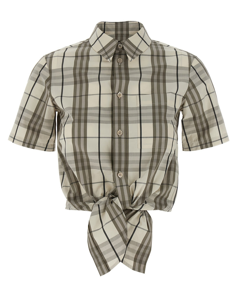 Burberry Cropped Shirt Glam Steals