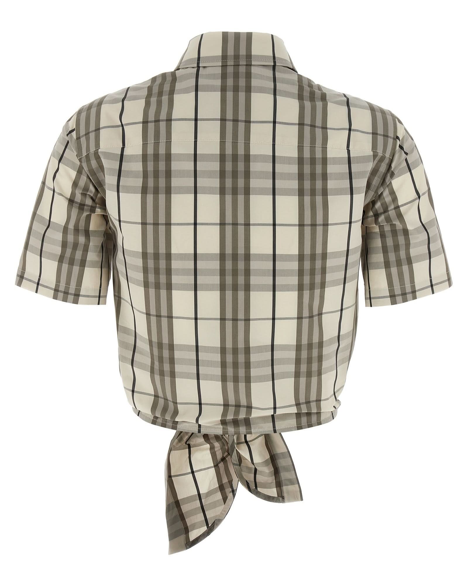 Burberry Cropped Shirt Glam Steals