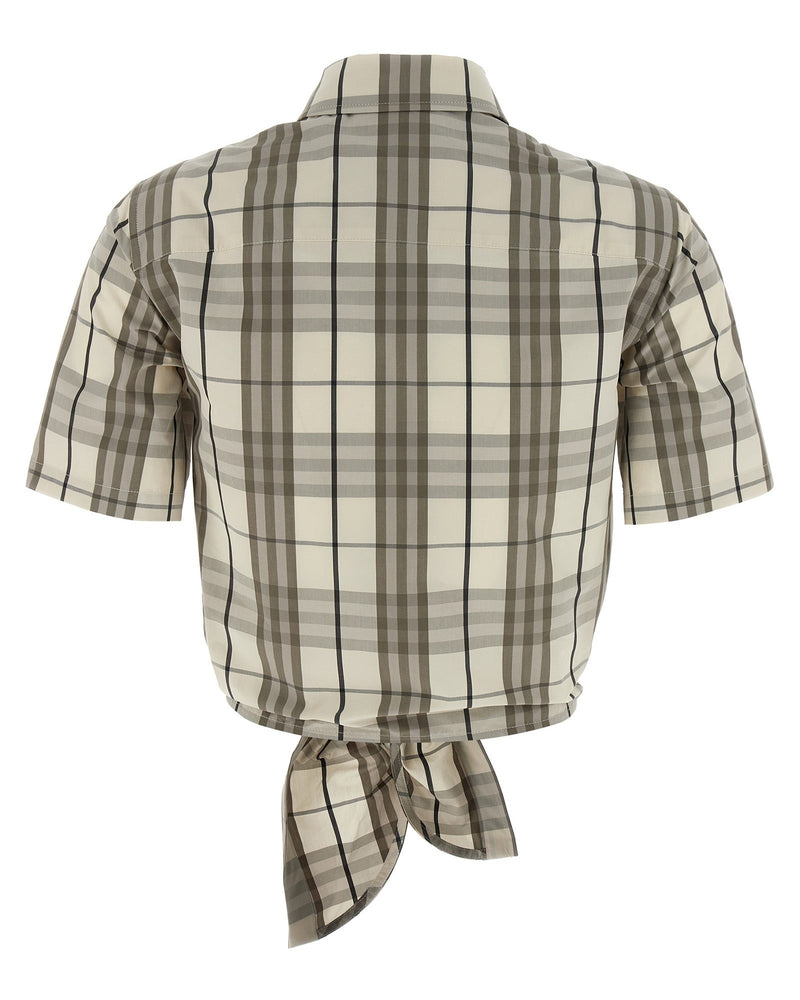 Burberry Cropped Shirt Glam Steals