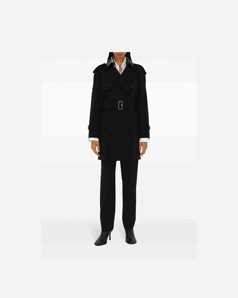 Burberry Detachable Collar Trench Coat Glam Steals