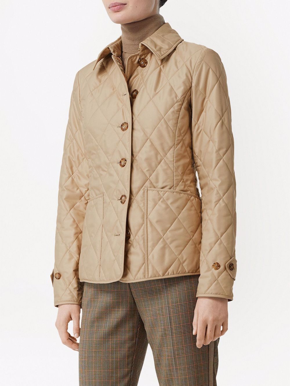 Burberry Diamond Quilted Jacket Glam Steals