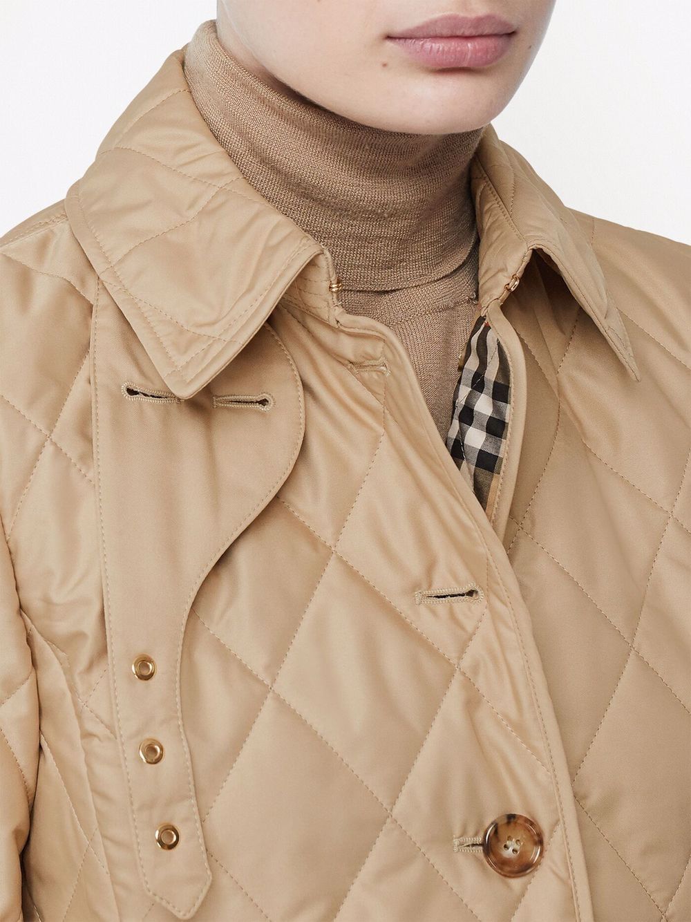 Burberry Diamond Quilted Jacket Glam Steals