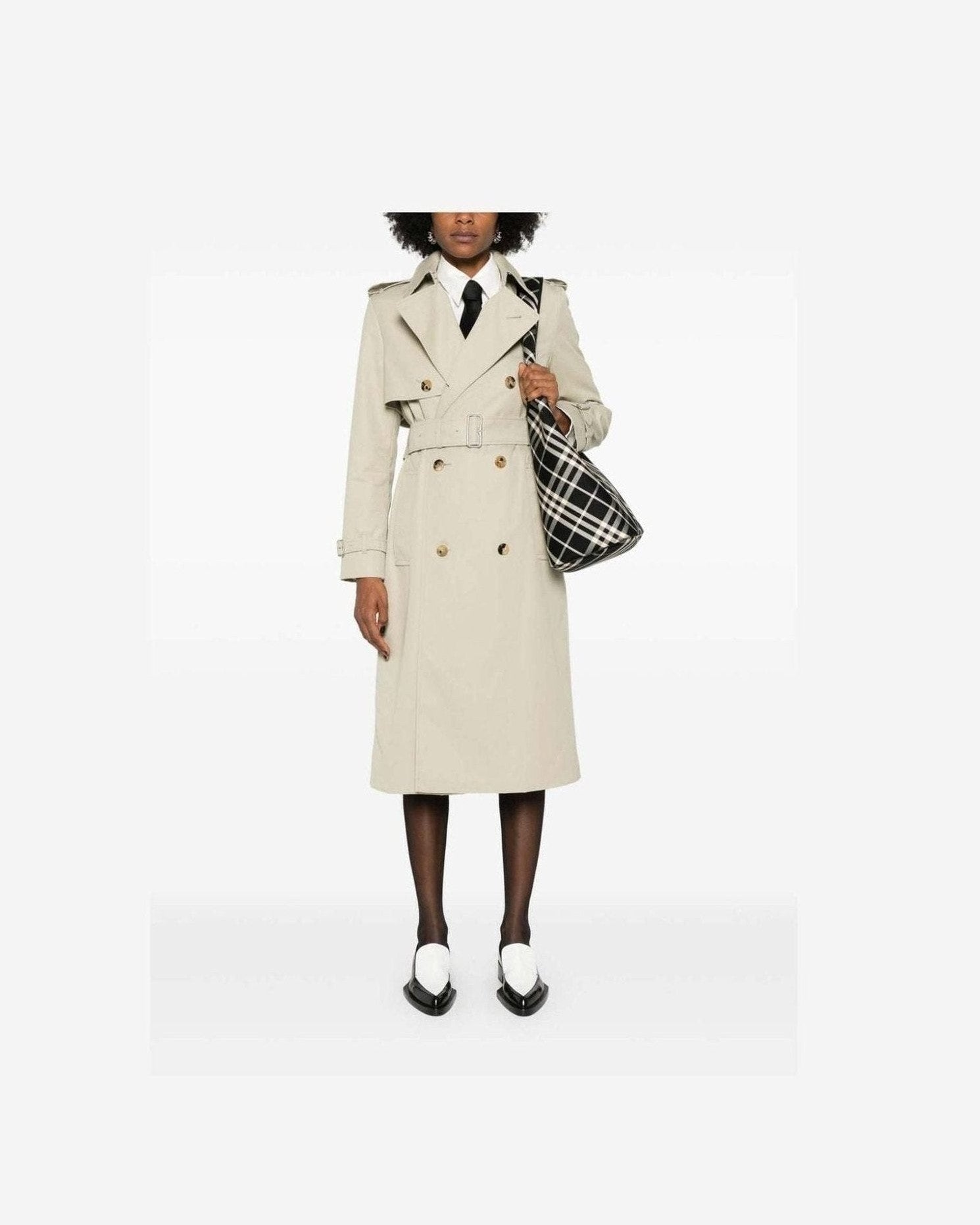 Burberry Double Breasted Trench Coat Glam Steals
