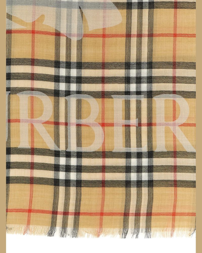 Burberry Equestrian Knight Design Scarf Glam Steals
