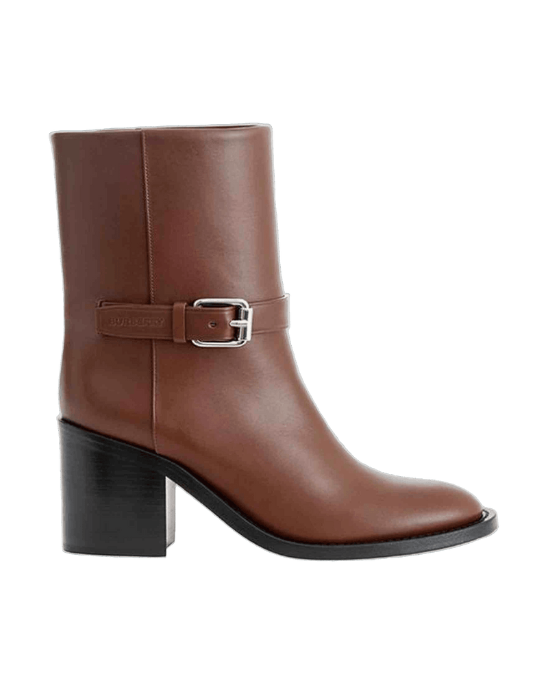 Burberry Leather Brown Boot Glam Steals