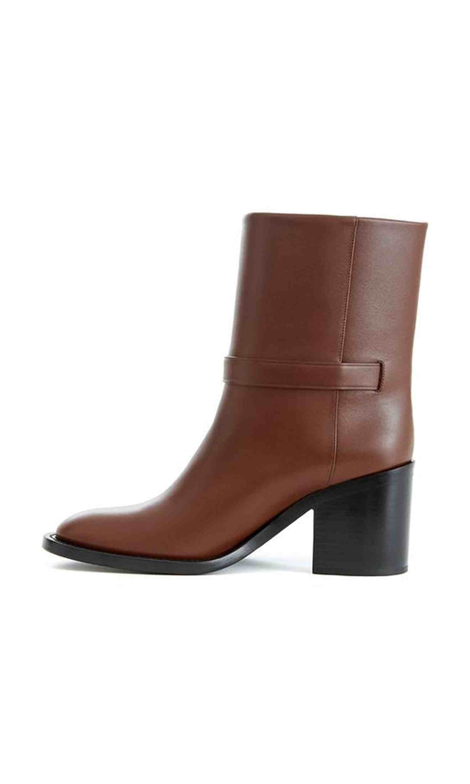 Burberry Leather Brown Boot Glam Steals