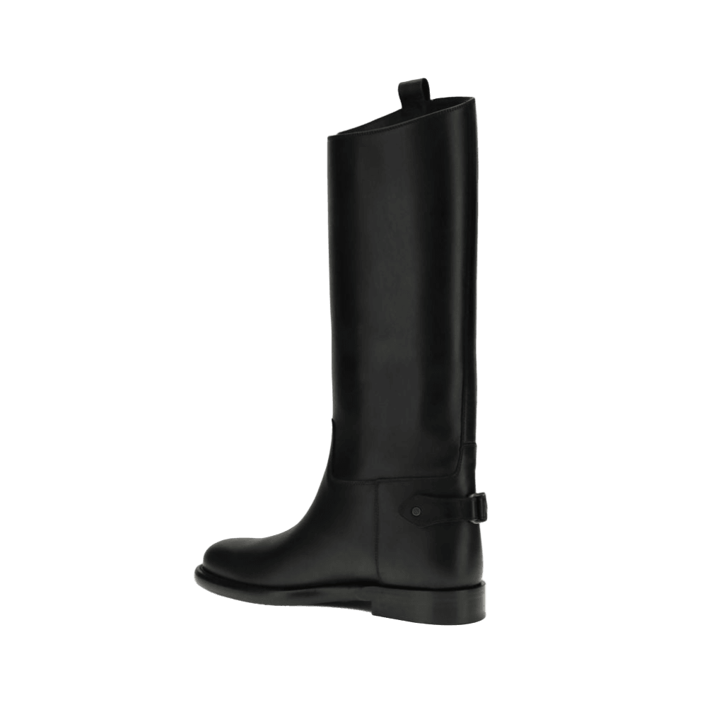Burberry Leather High Boots Glam Steals