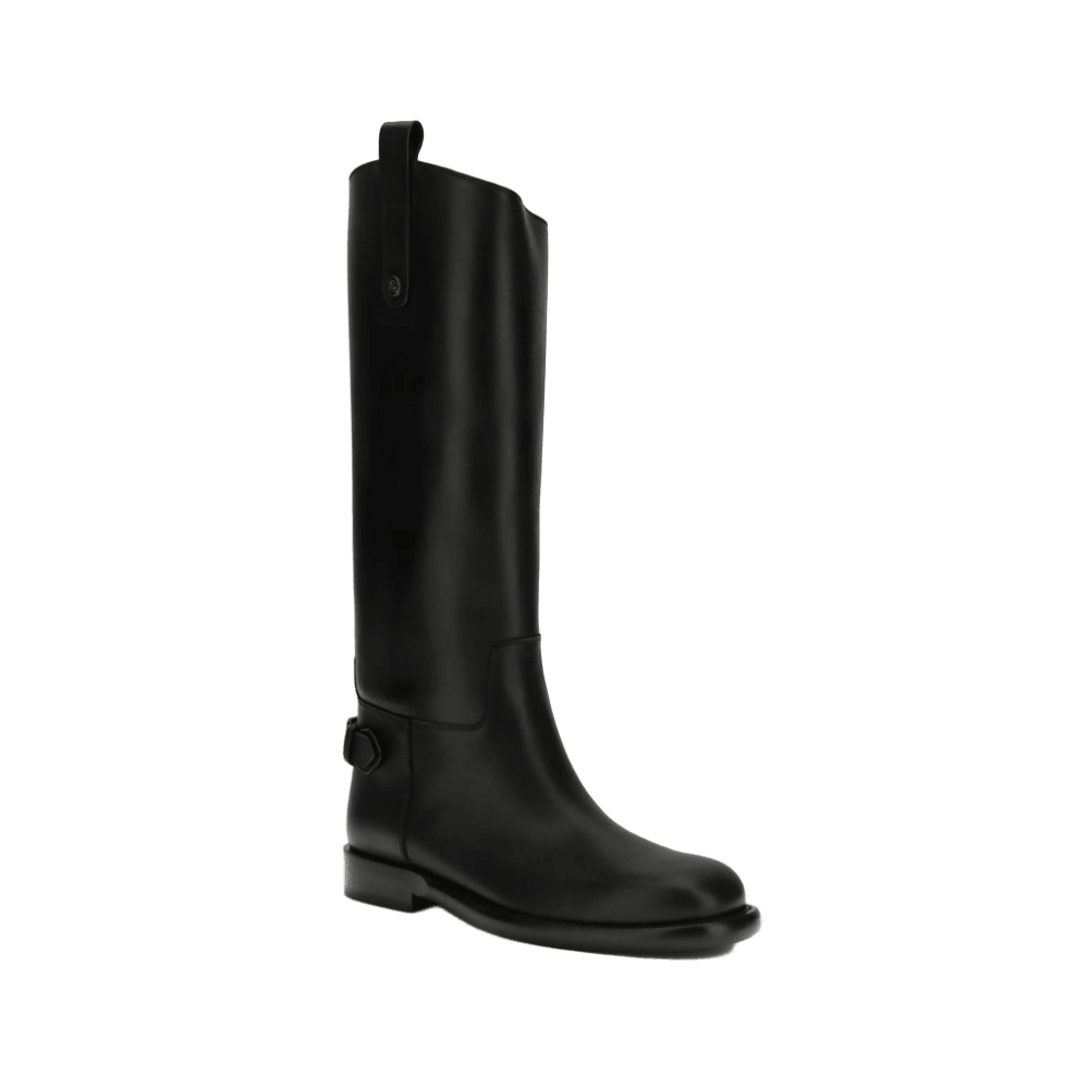 Burberry Leather High Boots Glam Steals