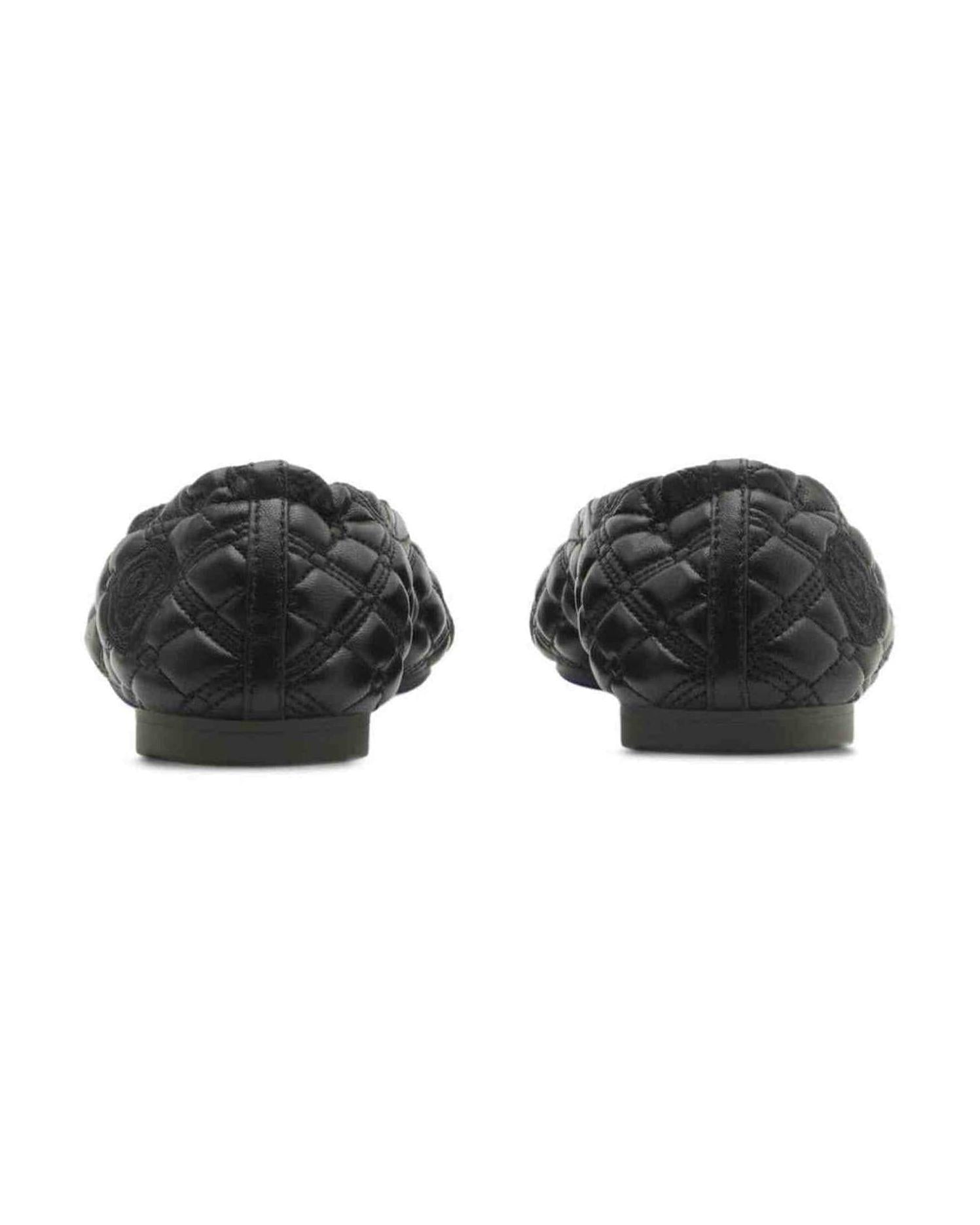 Burberry Leather Sadler Ballerinas Glam Steals