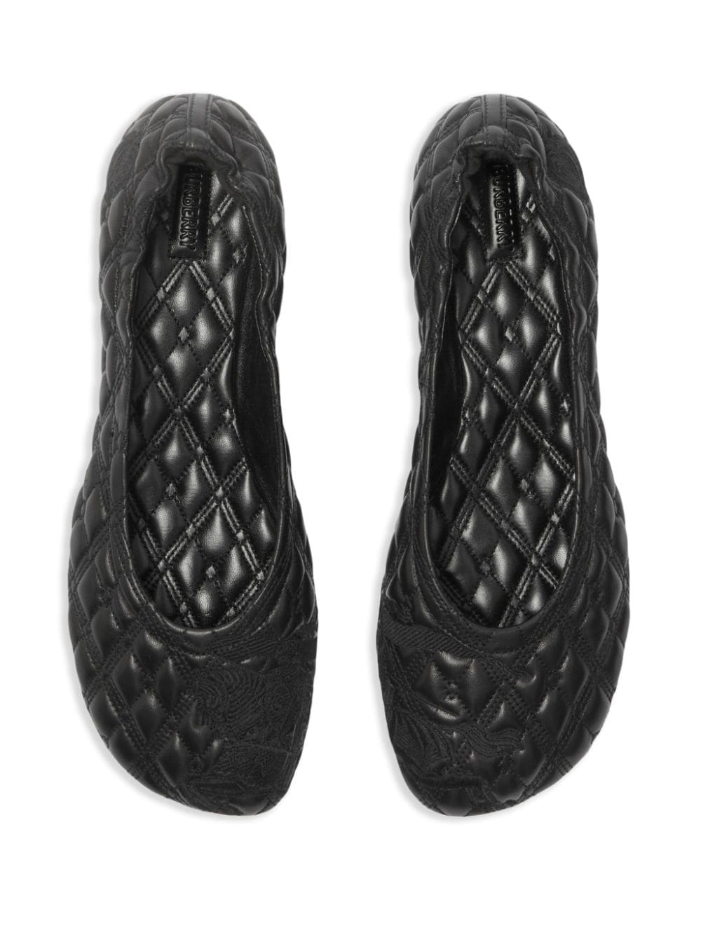 Burberry Leather Sadler Ballerinas Glam Steals