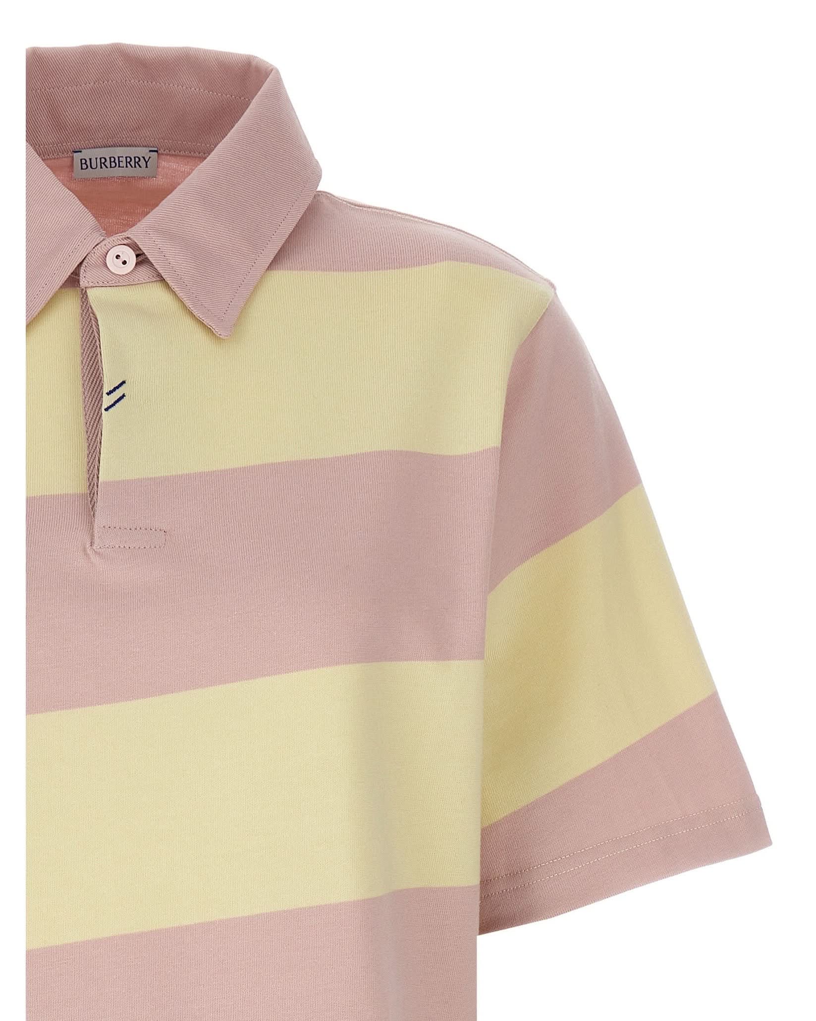 Burberry Logo Striped Polo Shirt Glam Steals