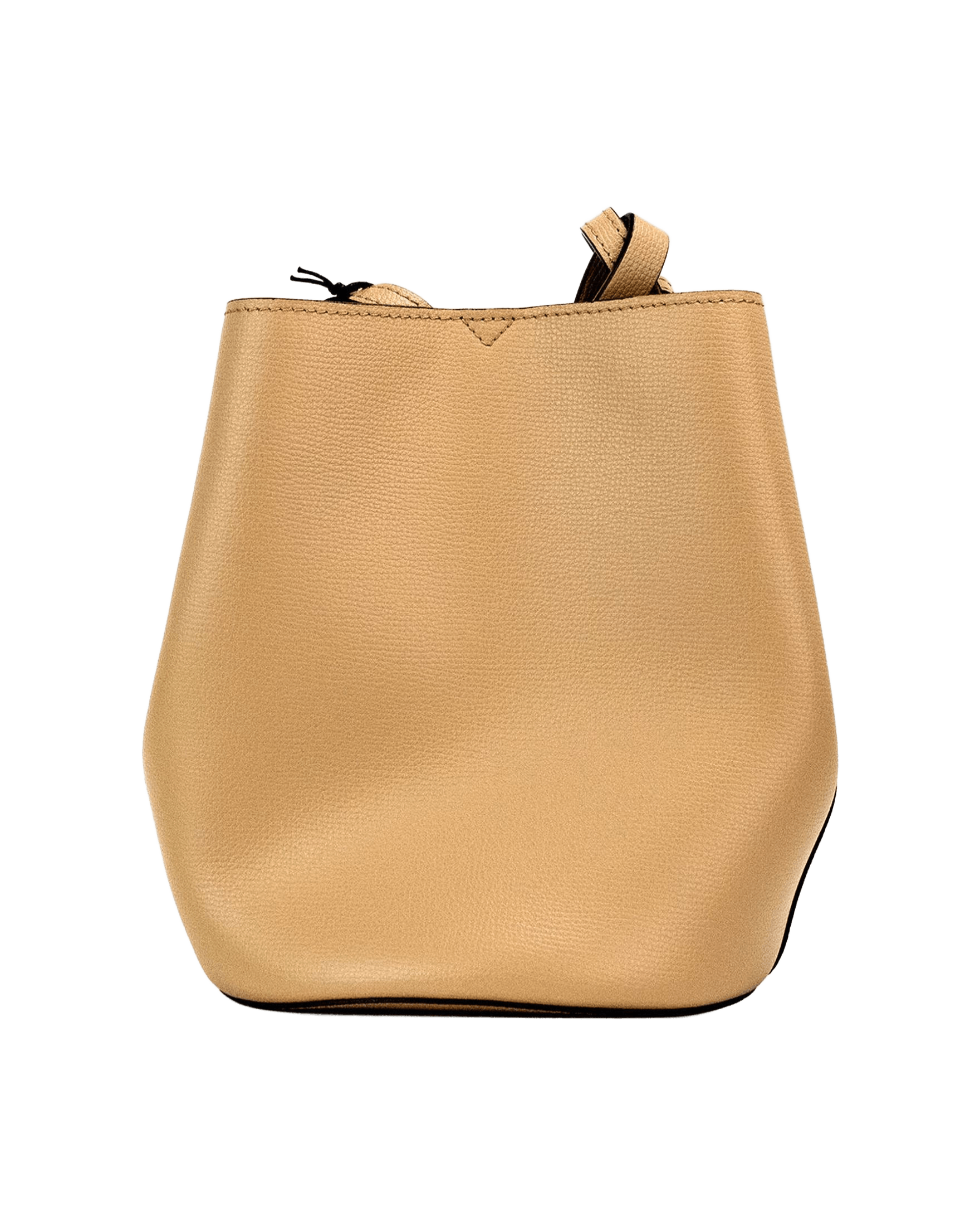 Burberry Lorne Small Camel Haymarket Check Pebble Leather Bucket Handbag Purse Glam Steals