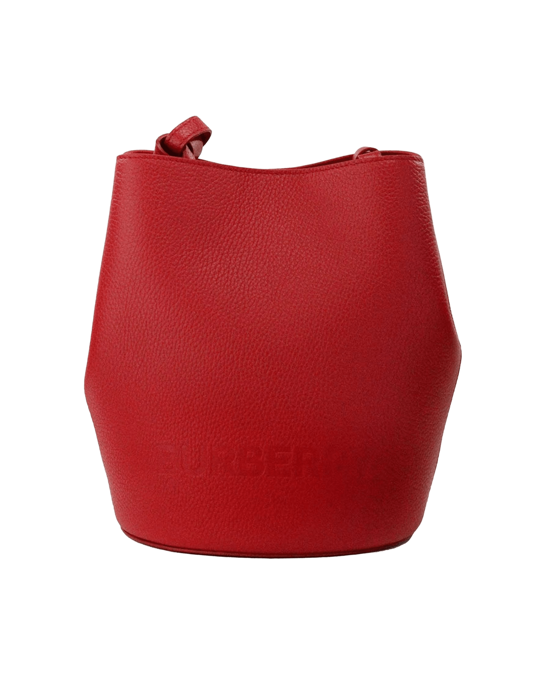 Burberry Lorne Small Pebbled Leather Bucket Crossbody Purse Red Bag Glam Steals