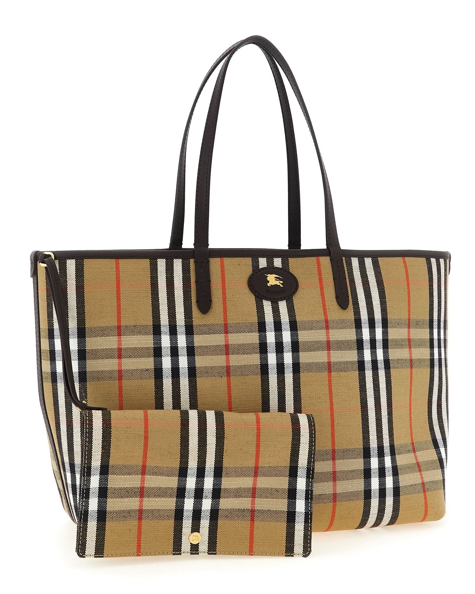 Burberry Medium Bloomsbury Reversible Shopping Bag Glam Steals