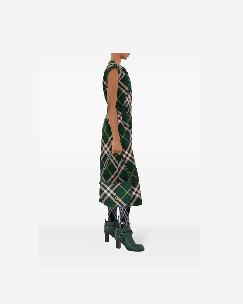 Burberry Nova Check Midi Dress Glam Steals