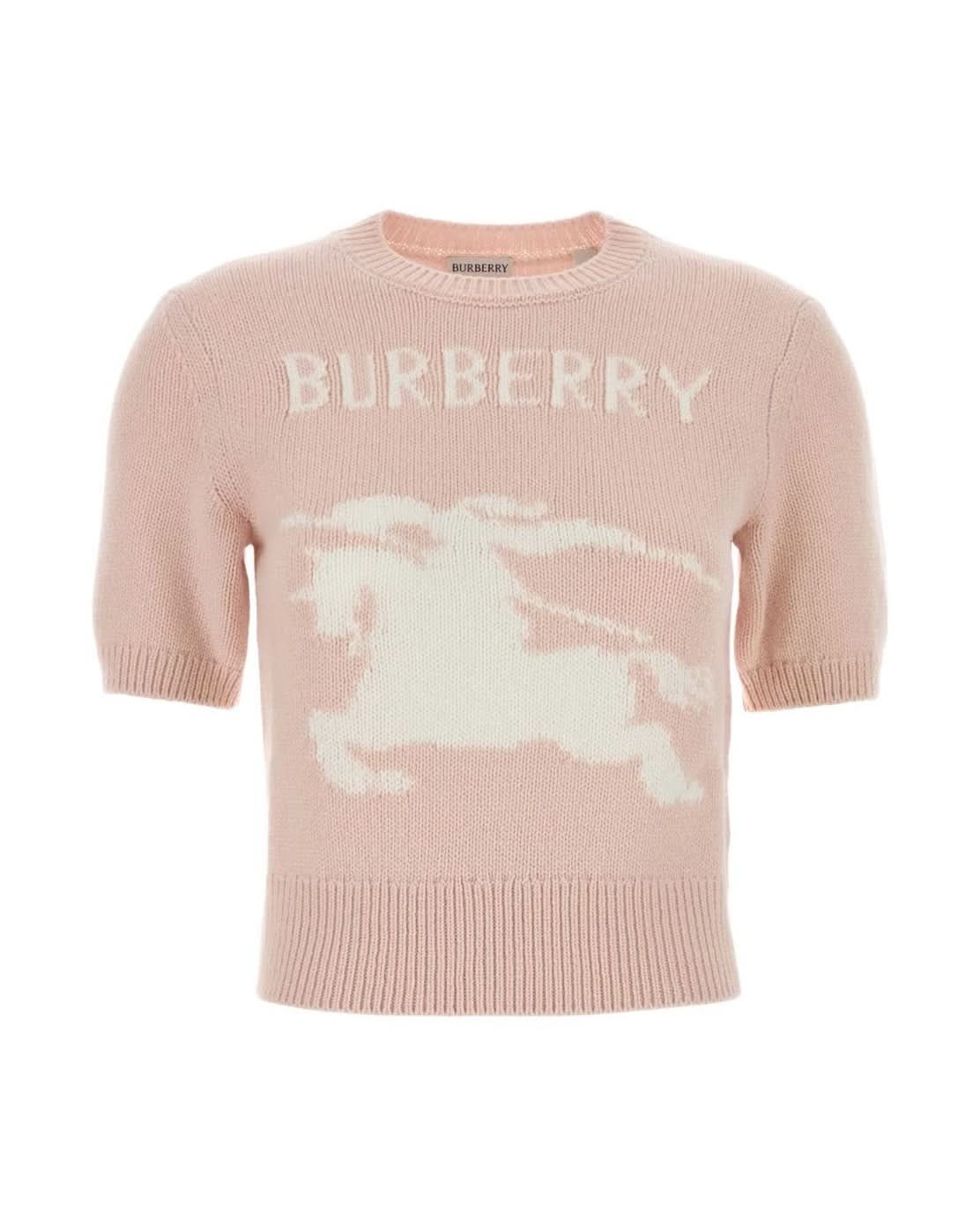 Burberry Pink Polo T-Shirt Topwear