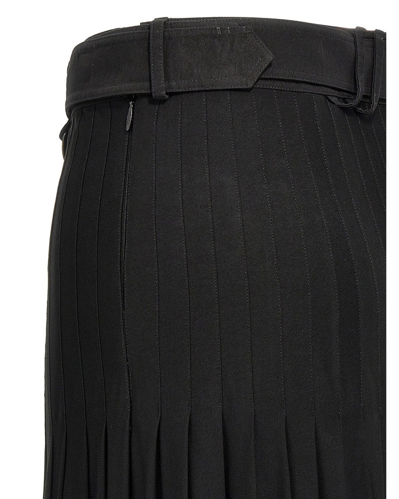 Burberry Pleated Skirt Glam Steals
